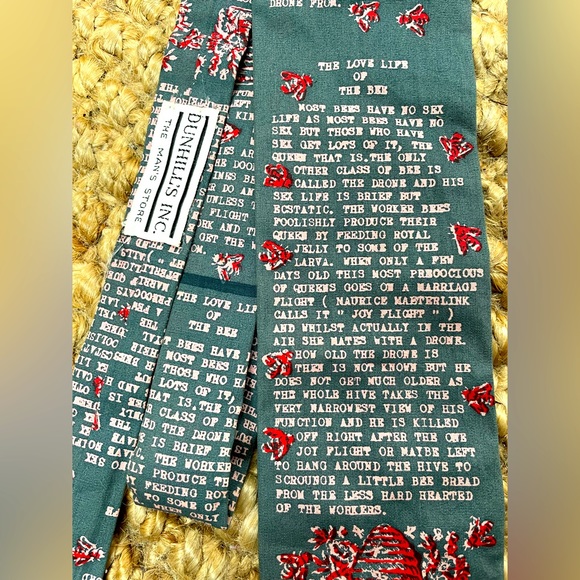 Vintage 60’s Novelty Tie, Sex Life of Bees - Picture 1 of 7
